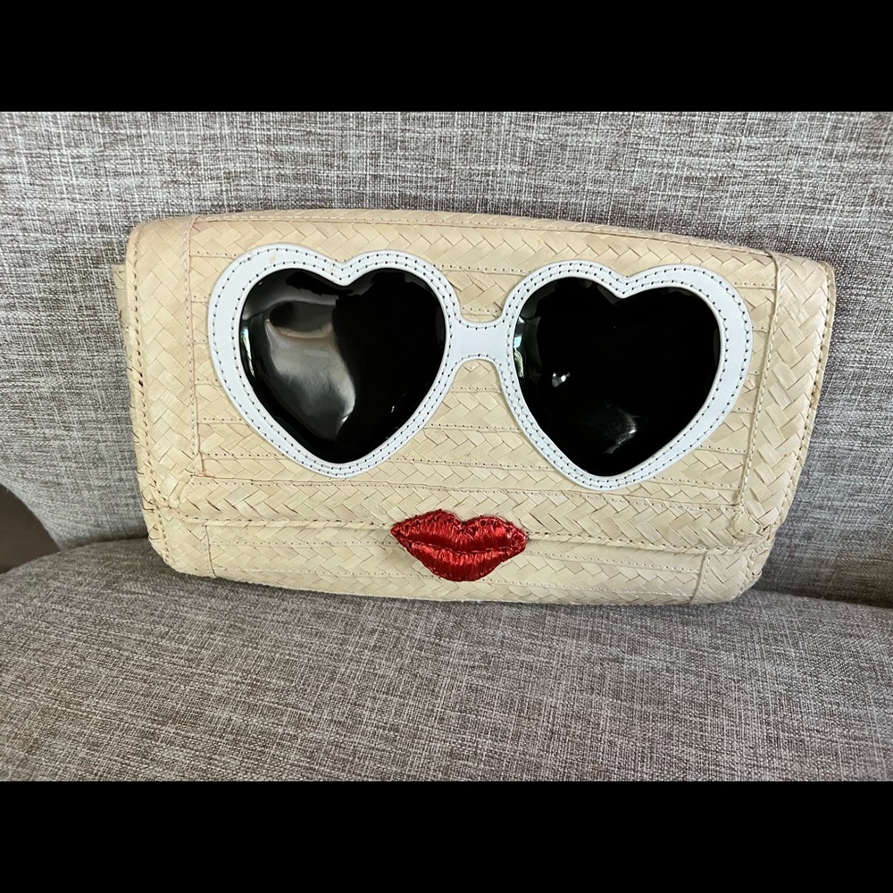 kate spade beach clutch